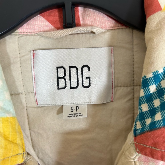 UO Urban Outfitters BDG Mens Patchwork Quilt Shirt Jacket Shacket Size S - Picture 10 of 12